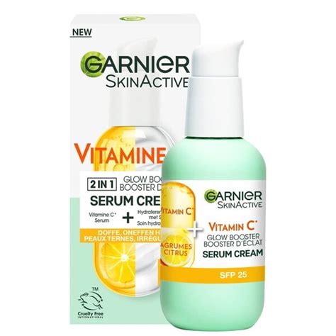 Garnier Skinactive Vitamine C Glow Booster Serum Cream Trekpleister