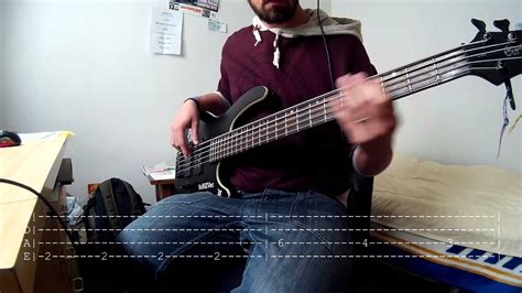 The Killers Mr Brightside Bass Cover With Tabs Youtube