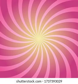 Sunlight Swirl Rays Wide Background Pink Stock Vector Royalty Free