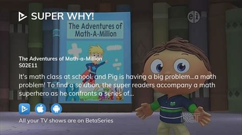 Watch Super WHY Season 2 Episode 11 Streaming