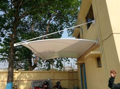 PVC White Car Parking Roofing Shed At Rs 340 Sq Ft In New Delhi ID