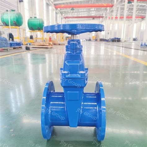 Dn150 Resilient Seated Gate Valve Ductile Iron Hand Wheel Non Rising Valve