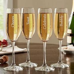 Personalized Cheers Champagne Flutes - FindGift.com