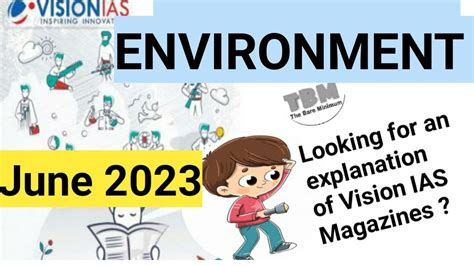 Environment Vision IAS Monthly Magazine JUNE 2023 The Bare