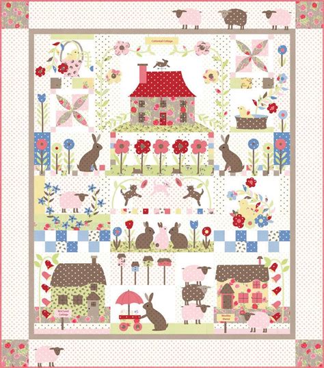 Free Shipping Bunny Hill Designs Cottontail Cottage Quilt Kit By Moda