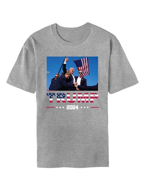 Donald Trump 2024 Election Rally Iconic Amercian Flag T Shirt Make