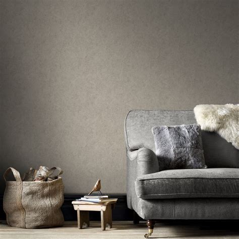 Samba Taupe Wallpaper 205 X 396 In 2021 Brown Living Room Decor