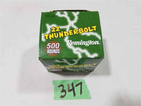 Remington 22 Thunderbolt High Velocity 22 Lr 40 Gr 1 X 500 Adam Marshall Land And Auction Llc