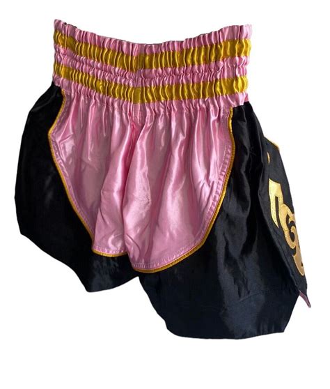 Maxx Muay Thai Fight Shorts Mma Kick Boxing Grappling Martial Arts Gear Pink Bla Ebay