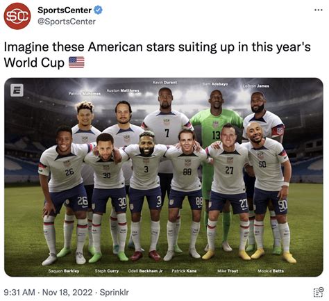 ESPN Deletes Weird World Cup Tweet After Getting Torched By US Men’s ...