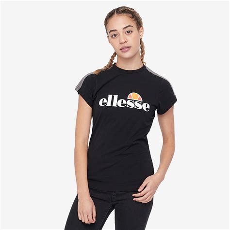 Ellesse Womens Malis Tee - Black-Womens Clothing