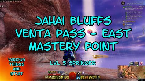 Guild Wars 2 Jahai Bluffs Venta Pass East Mastery Point Lvl 3 Springer