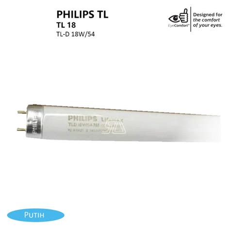 Jual PHILIPS Lampu TL D 18W 54 765 Shopee Indonesia