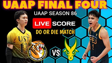 UST Vs FEU UAAP SEASON 86 FINAL FOUR LIVE Scoreboard MEN S DIVISION