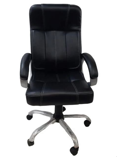 Rexine High Back Black Office Boss Chair Fixed Arm At Rs 4200 In Pune