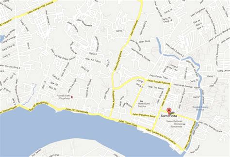 Samarinda Map Indonesia