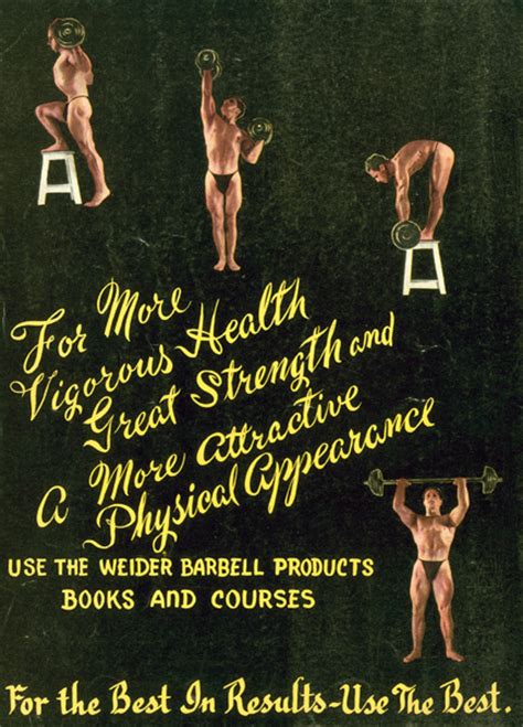 Vintage Weider Magazine Ads Joe Weider