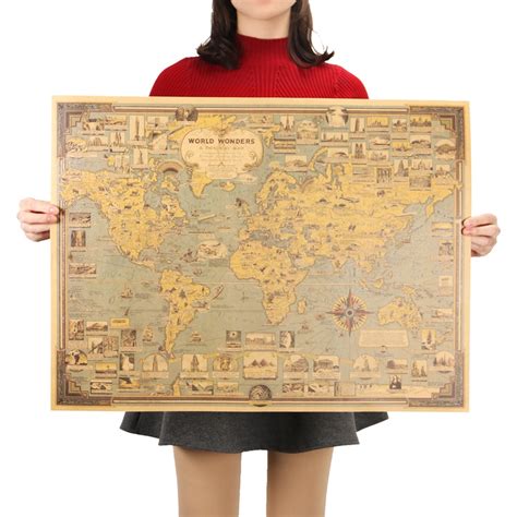 Vintage World Map Poster - Travelular