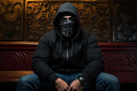 Premium Photo | Unveiling the Mysterious The Man in Hoodie and Mask