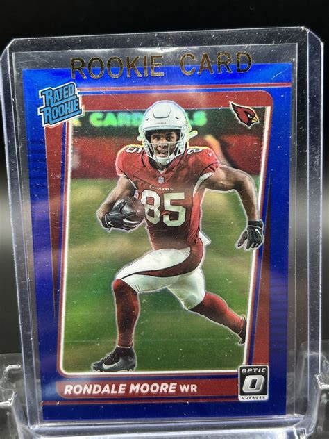 Panini Donruss Optic Rated Rookie Rondale Moore Blue Prizm