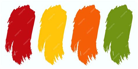 Premium Vector Four Colors Of The Series Of Four Colors Are Shown