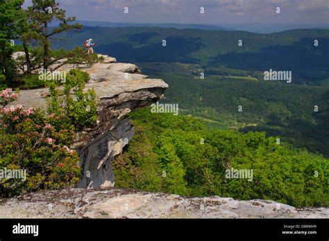 Mcafee Knob Appalachian Trail Roanoke Virginia Usa Stock Photo Alamy