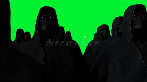 Mystery Fear Ghost Animation Dynamic Hoodie Isolate Realistic 4k Green Screen Animation