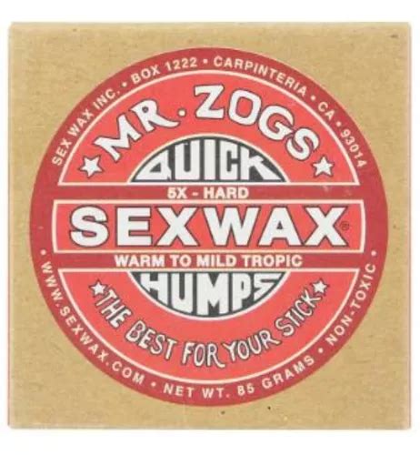 Parafina Sex Wax Quick Humps 5 Veces Vermelhaquente Mercadolibre