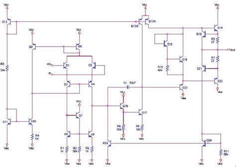 ua741 transistor level diagram, is this correct? | Forum for Electronics