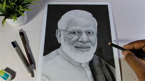 How To Draw PM Narendra Modi Drawing Drawing Of PM Narendra Modi YouTube