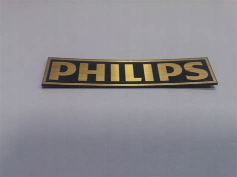 Philips Naklejka Emblemat 60 X 10 Mm ZŁota Porównaj Ceny Allegropl