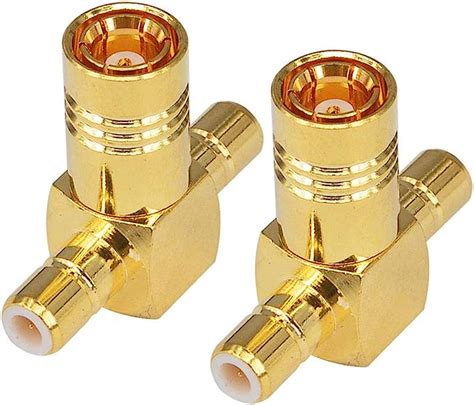 Yilianduo Dab Adapter T Typ Smb Buchse Auf Dual Smb Stecker Vergoldeter