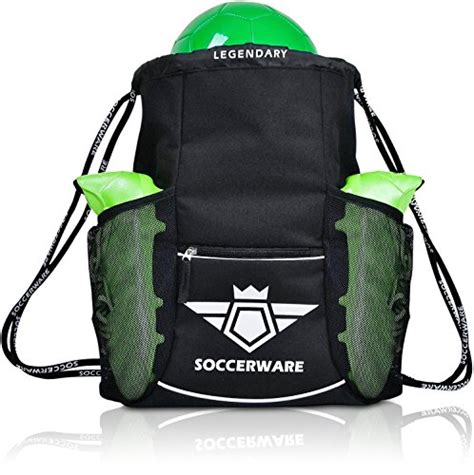 Soccer Bag Backpack with Ball Holder Pocket For Kids Youth Boys Girls Sackpack | Pricepulse