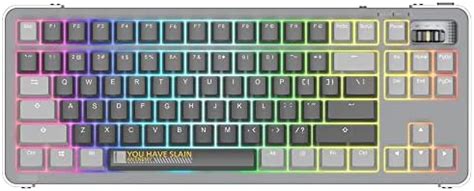 YUNZII Y87 TKL Hot Swappable Wireless Mechanical Keyboard With Metal Button RGB Backlight