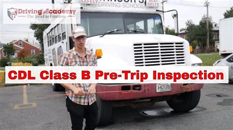 Cdl Class B Pre Trip Inspection Pass Your Nj Cdl Road Test Youtube