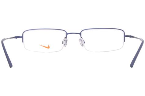 Nike Eyeglasses Frame Men's 8179 410 Satin Navy 55-19-140 | EyeSpecs.com