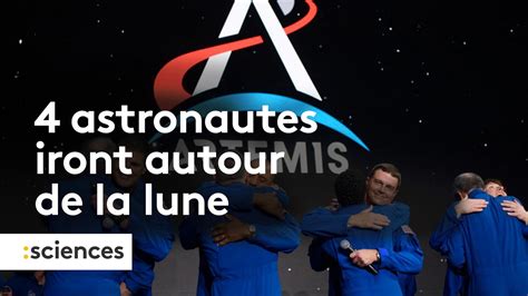 La Nasa dévoile le nom des 4 astronautes qui iront autour de la Lune