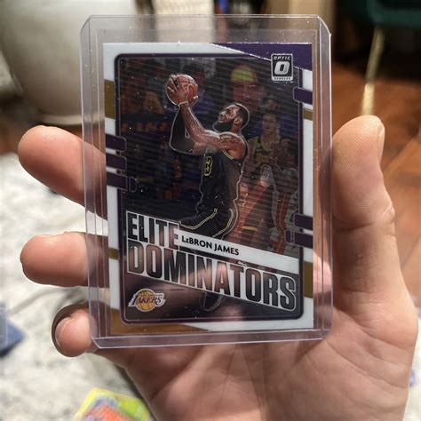 Panini Donruss Optic Lebron James Elite Dominators Ebay