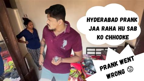 Hyderabad Prank On Wife Goes Extremely Wrong She Start Crying