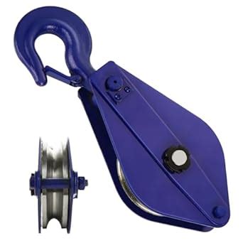 Shuess Pcs Ton Snatch Block With Hook For Inch Wire Rope