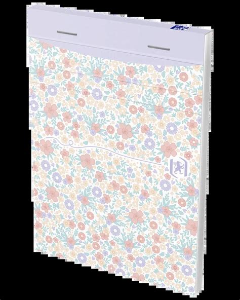 Oxford Notesbog Floral A6 Linjer Ass Farver