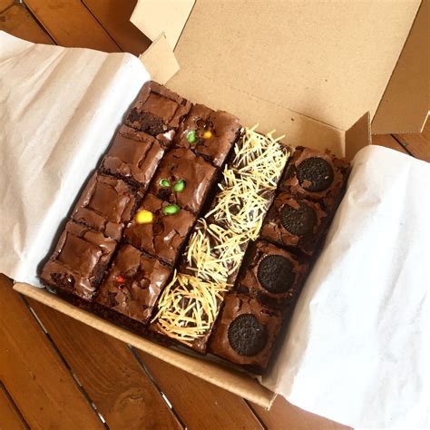 jual choco chics fudgy brownies brownies panggang brownies box