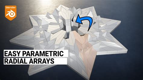 How To Easily Create Radial Array Objects In Blender Youtube