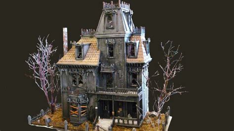 Mini Haunted House Dollhouse Kit, Miniature Toy Dollhouse Kit, DIY ...