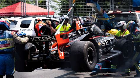 Pato OWard protagonizó terrible accidente en el Circuito de Toronto en