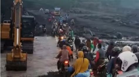 Akibat Erupsi Gunung Semeru Akses Jalur Curahkobokan Saat Ini Sudah