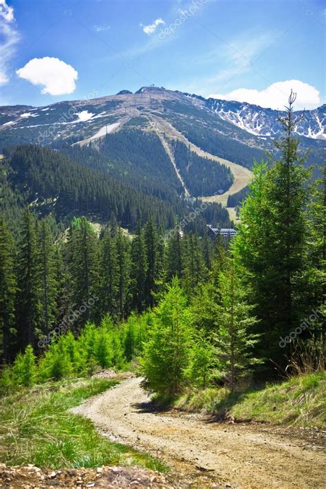 Hornatá Krajina Pohled Na Jaře Nízké Tatry Slovensko — Stock