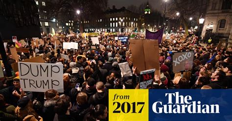 Thousands Protest Trump Muslim Ban In London Video Us News The