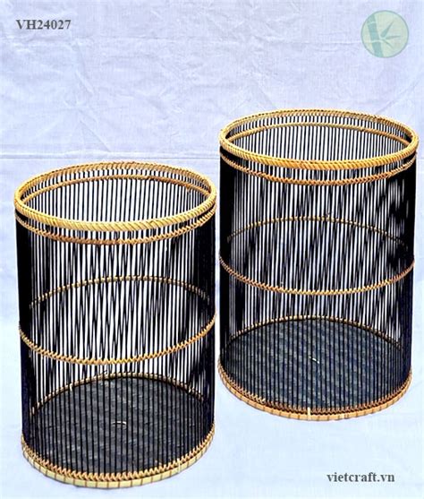 Black Storage Basket From Vietnam Vietnam Handicraft Co Ltd