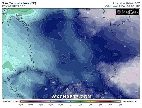 Silny mróz w grudniu dotrze do Polski Temperatura spada do 38 stopni